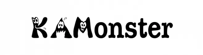 KAMonster  フリーフォントのダウンロード