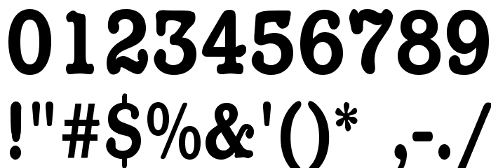 KAMonster Font OTHER CHARS