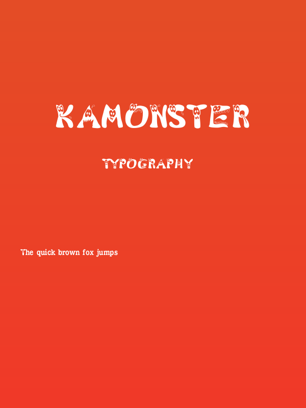 KAMonster Poster
