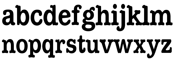 KAMonster Font LOWERCASE