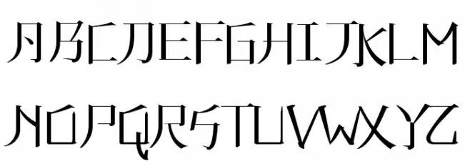 KANEIWA alp regular Шрифта ВЕРХНИЙ
