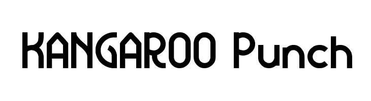 KANGAROO Punch  baixar fontes gratis