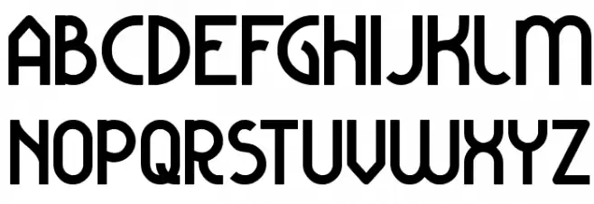 KANGAROO Punch フォント 大文字