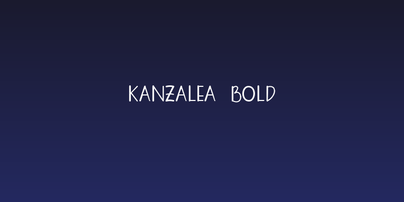KANZALEA-Bold Social Header