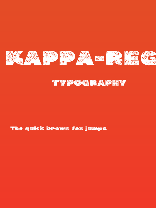 KAPPA-Regular Poster