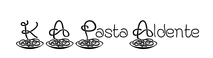 KAPastaAldente  font caratteri gratis