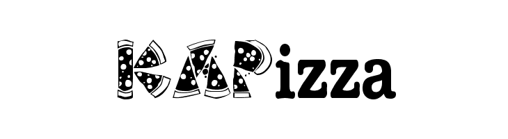 KAPizza  Frei Schriftart Herunterladen