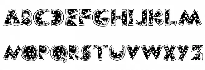 KAPizza Schriftart Groß