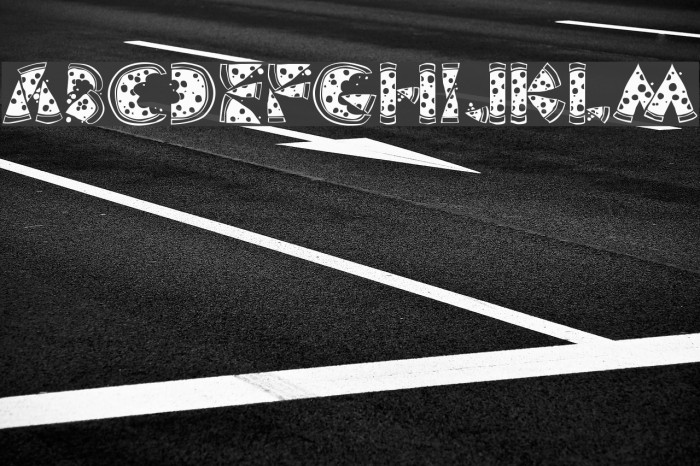 KAPizza Schriftart examples