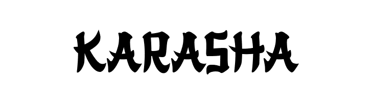 KARASHA  Fuentes Gratis Descargar