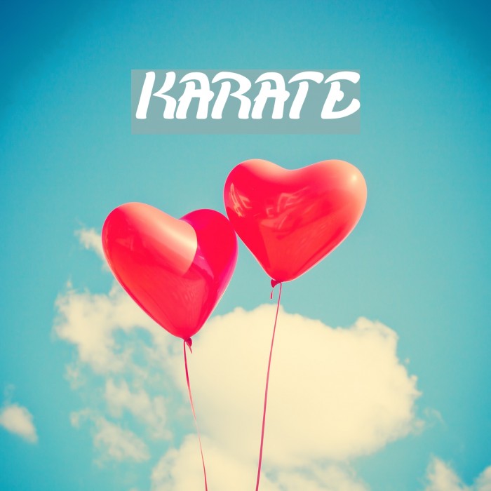 KARATE Font examples