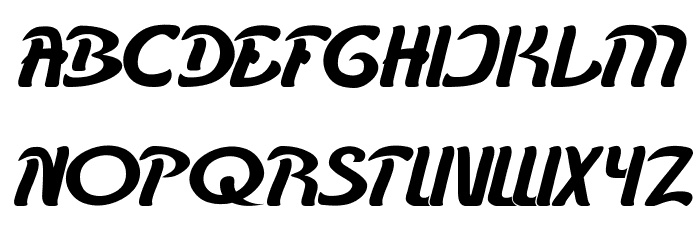 KARATE Font LOWERCASE