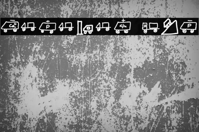 KARAVAN BUS Font examples