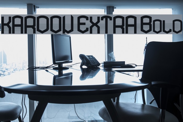 KARDON EXTRA Bold Example 2