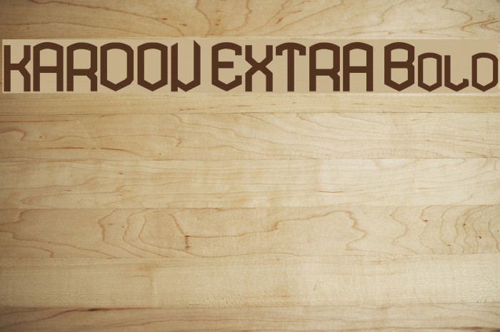 KARDON EXTRA Bold Example 3