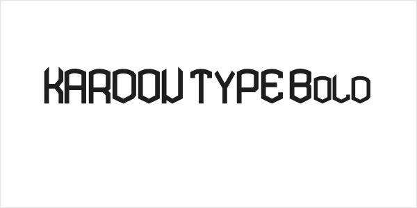 KARDON TYPE Bold Logo