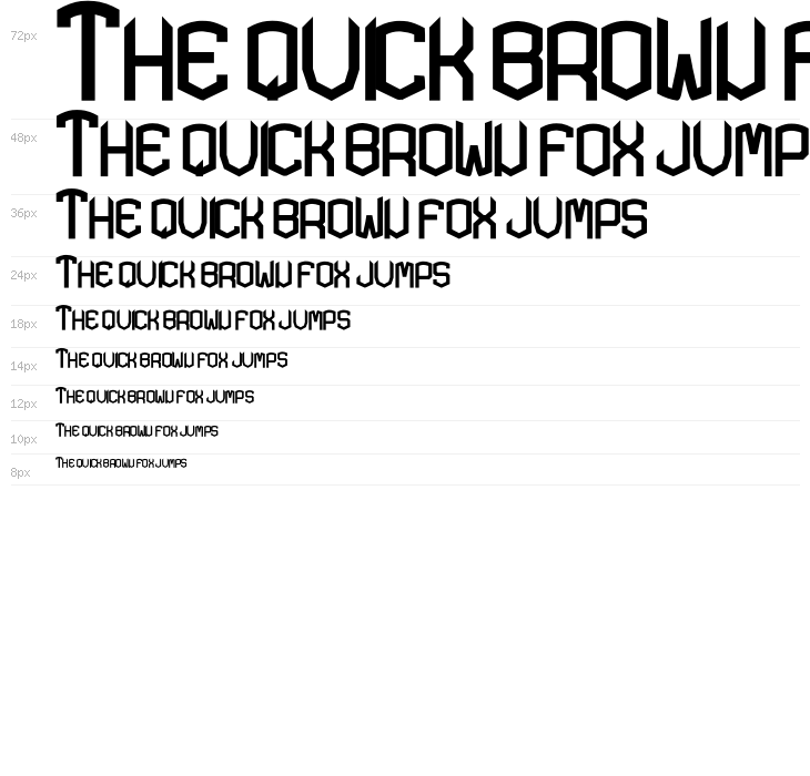 KARDON TYPE Bold Waterfall