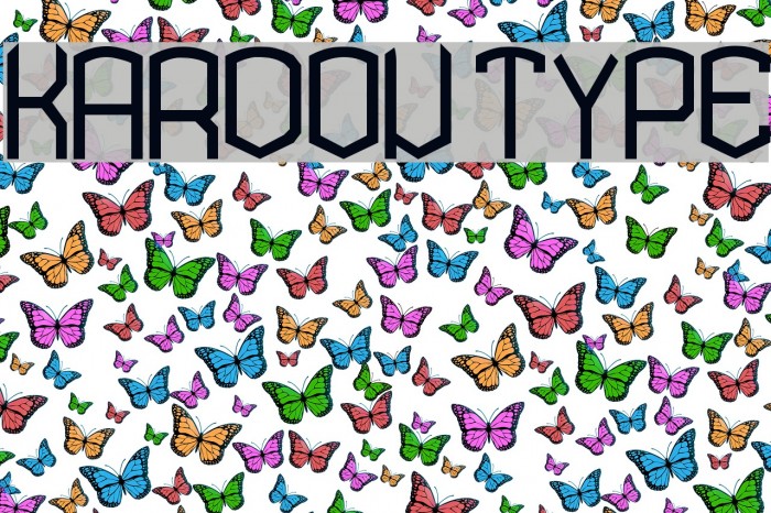 KARDON TYPE Font examples
