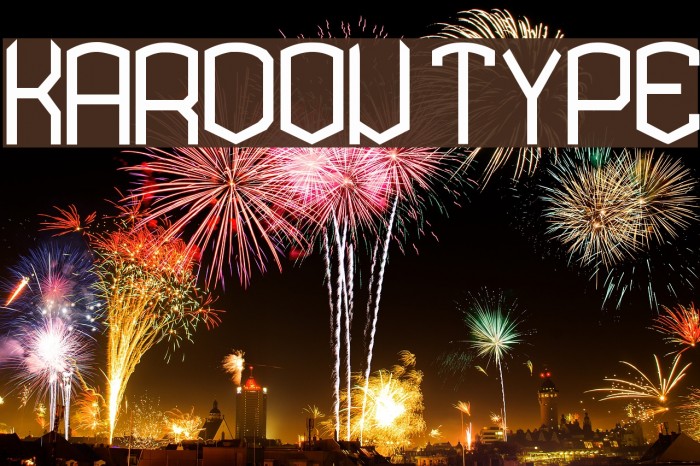 KARDON TYPE Font examples