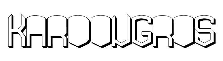 KARDONGROS  Frei Schriftart Herunterladen