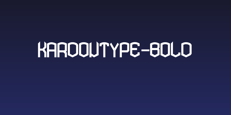 KARDONTYPE-Bold Social Header