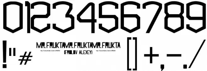 KARDONblackTYPE Font OTHER CHARS