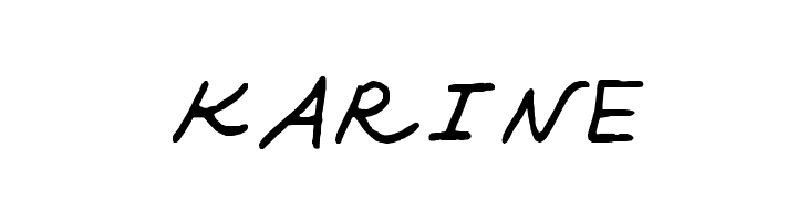 KARINE  Descarca Fonturi Gratis