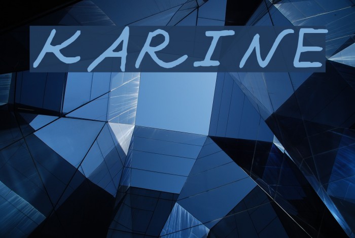 KARINE Font examples