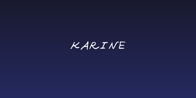 KARINE Social Header