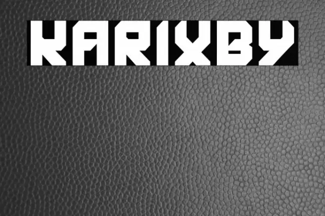 KARIXBY Schriftart examples