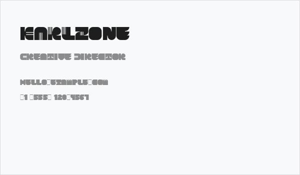 KARLZone Business Card