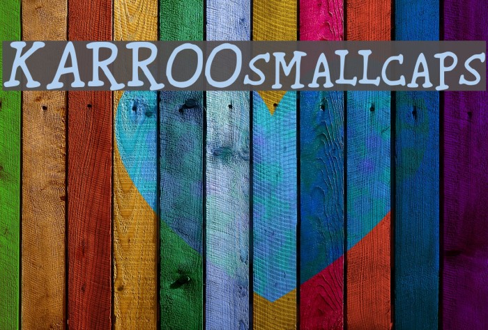 KARROOsmallcaps Font examples