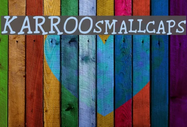 KARROOsmallcaps Example 3