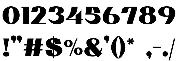 KASDERA Font Alte caractere
