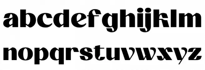 KASDERA Font LOWERCASE