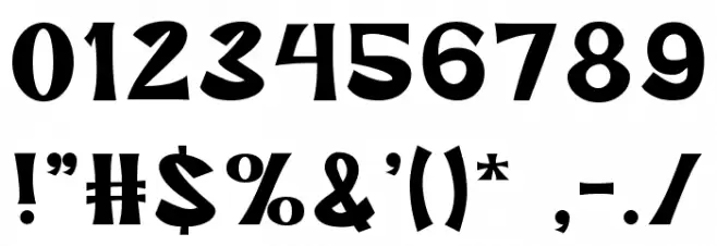 KASPER Font OTHER CHARS