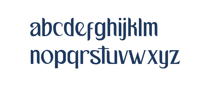 KASTEL VOIRE Lowercase