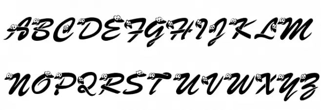KASnake Schriftart Groß