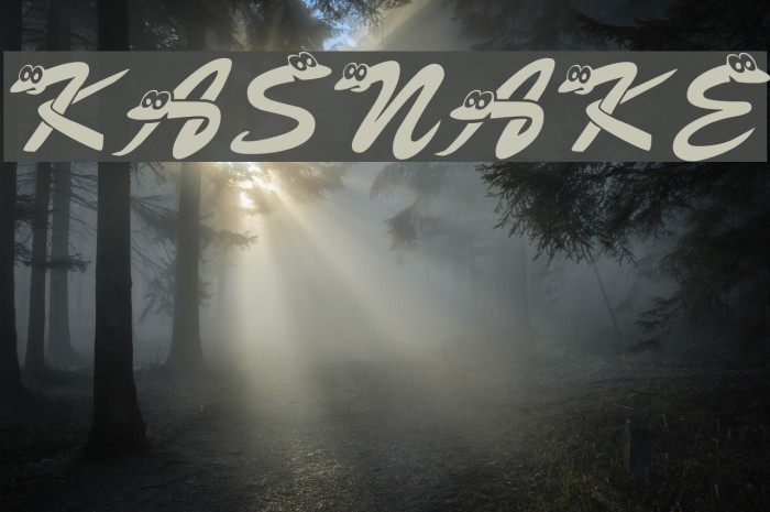 KASnake Font examples
