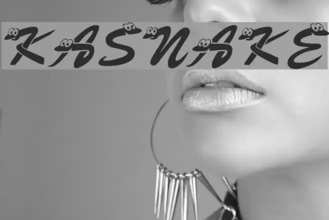 KASnake Font examples