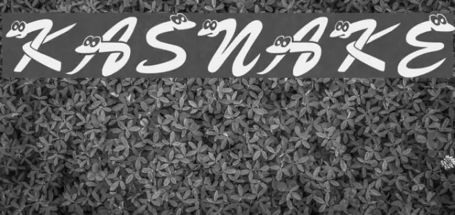 KASnake Font examples