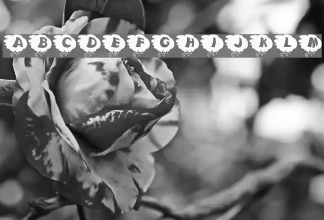 KAStormRain Schriftart examples