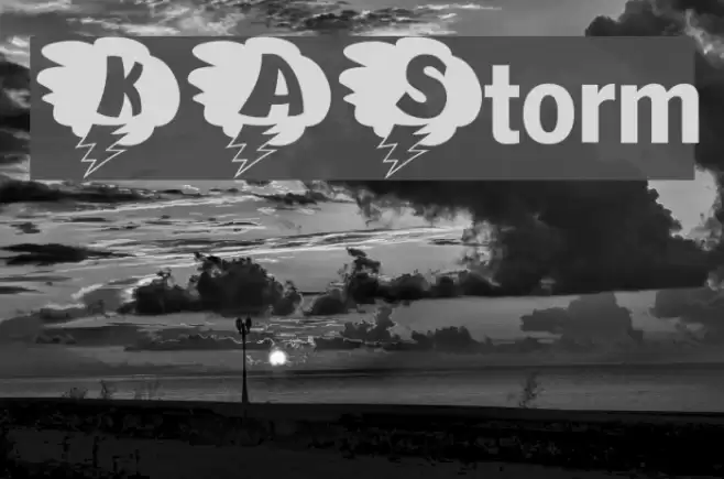 KAStorm Font examples