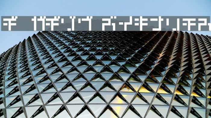 KATACHI RegularJ Font examples
