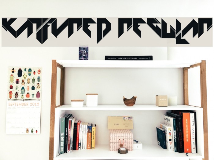 KATFYRED Regular Font examples