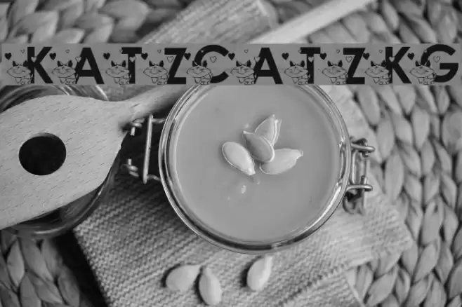 KATZCATZ_KG Font examples