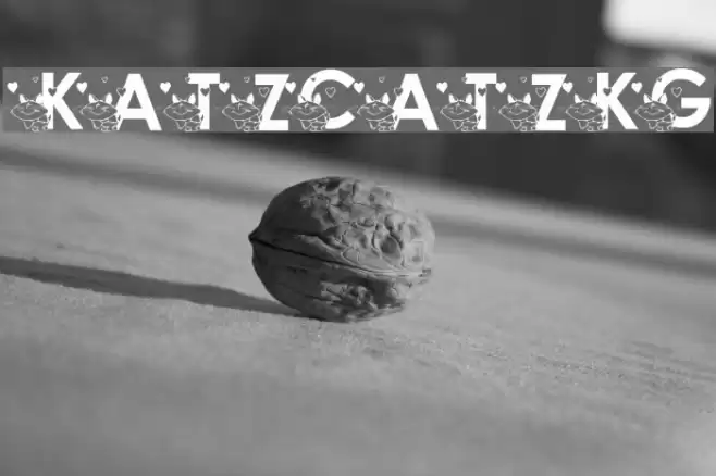KATZCATZ_KG Font examples