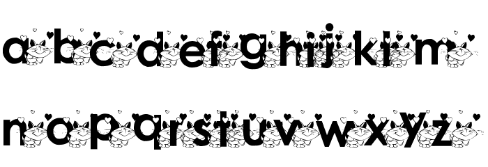 KATZCATZ_KG Font LOWERCASE