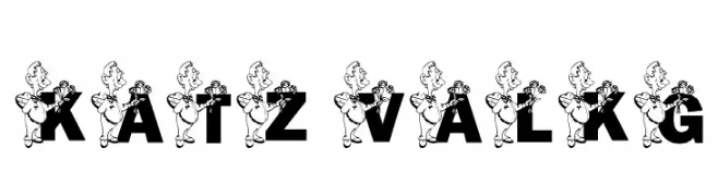 KATZVAL5_KG  Frei Schriftart Herunterladen