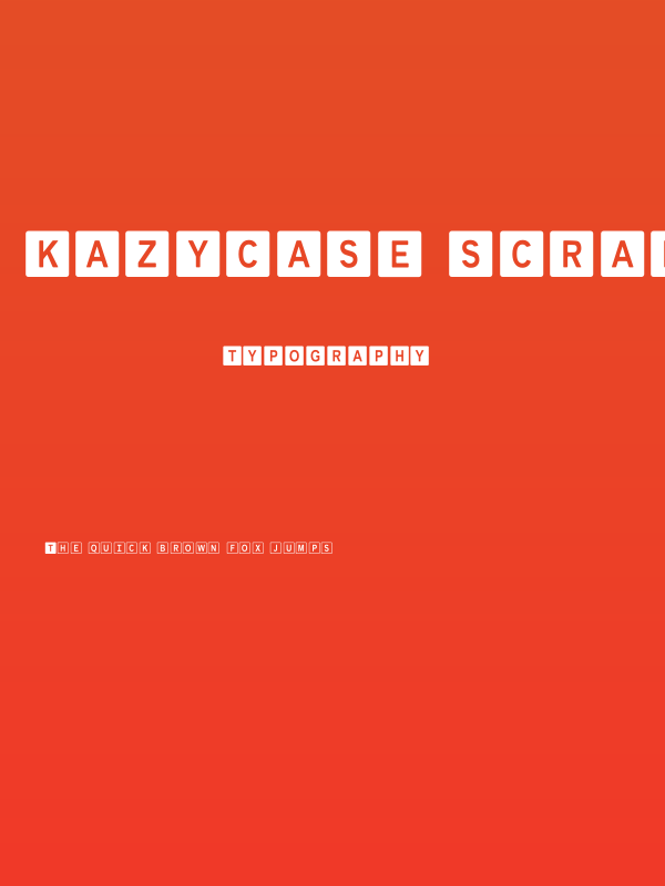 KAZYcase scrabble Poster